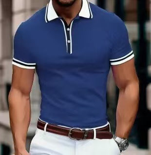 Men's Summer Loose Color Short-sleeved T-shirt MB13ZQ250602Y001 - D&A