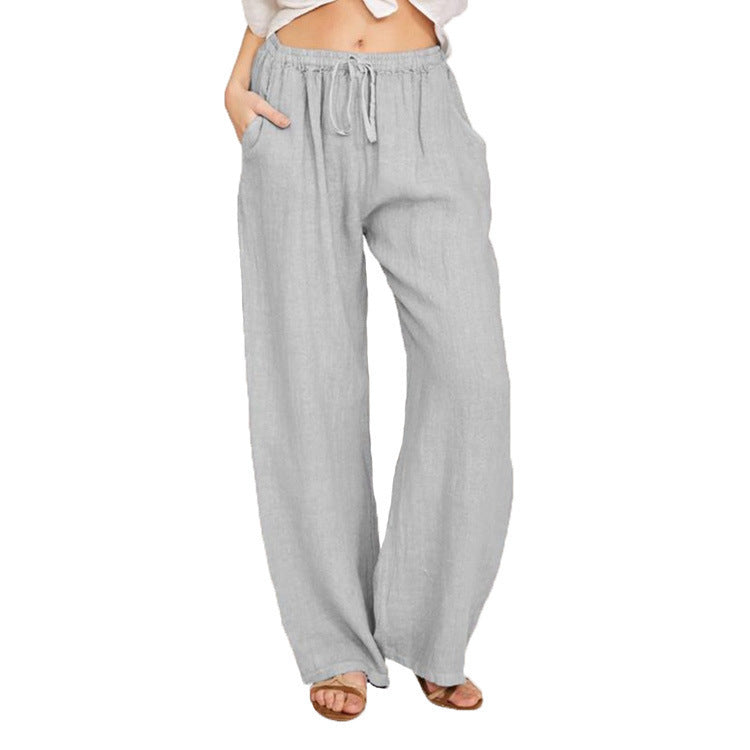 Men Track Sweatpants Breathable And Loose Light Gray - D&A