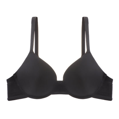 Seamless Underwear Bra Black Thin Cup - D&A