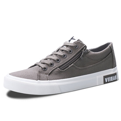 Men's Shoes Sports Casual Borad Shoes Breathable All-match Canvas Shoes - D&A