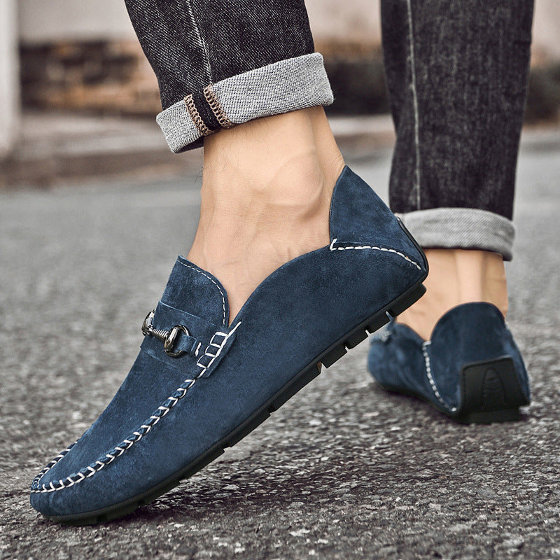 Men's Suede Leather Breathable Casual Shoes - D&A