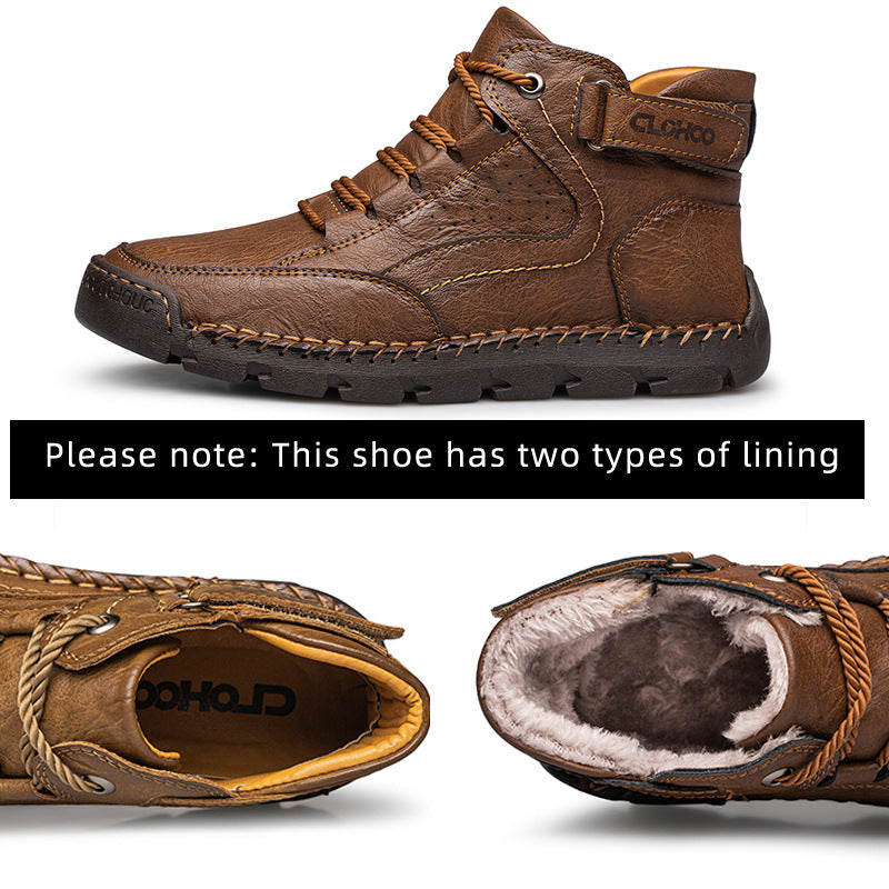 Martin Boots Stitching Men's Casual Shoes - D&A