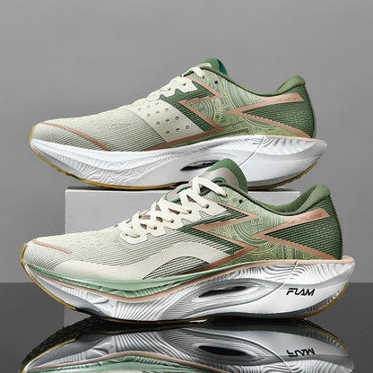 Marathon Full Palm Carbon Plate Racing PB Running Shoes Sand Color - D&A