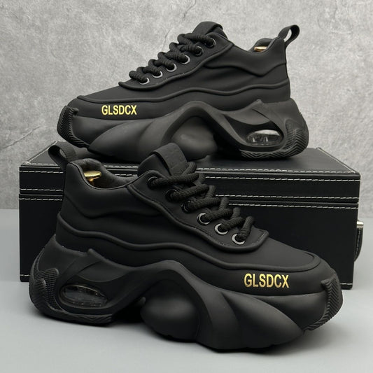 Leather Surface Trend Sports Leisure Platform Men's Shoes - D&A