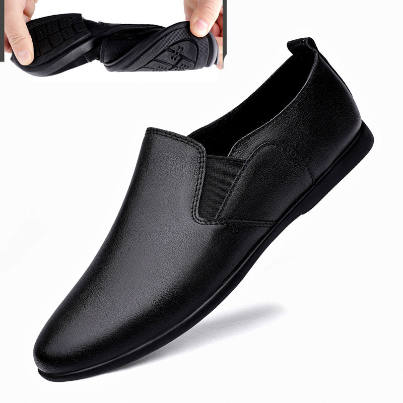 Male Leather Business Leisure Breathable Shoes - D&A