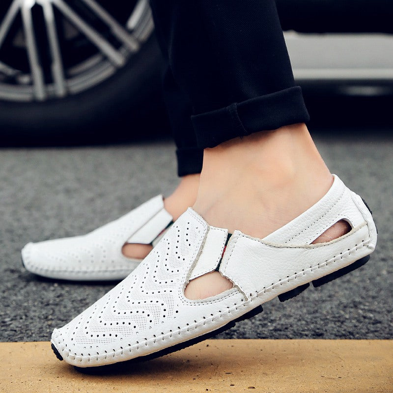 Fashion Men's Closed Toe Casual Breathable Sandals - D&A