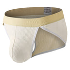 Sexy Low Waist Comfortable And Breathable Cotton Briefs White - D&A