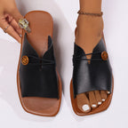 Flat Casual Retro Sandals Flip-Flops - D&A