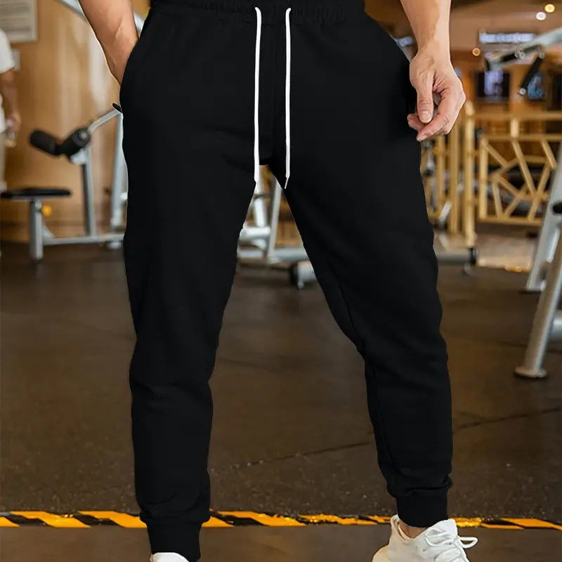 Linen Leisure Trousers Men's Elastic Lace Thin - D&A