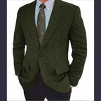 Men's Business Casual Herringbone Suit Jacket - D&A