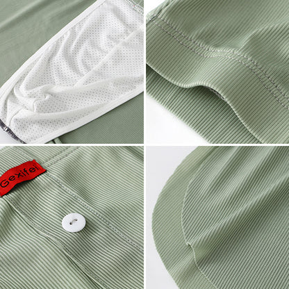 Men's Underwear Ice Silk Loose Breathable Comfortable Shorts - D&A