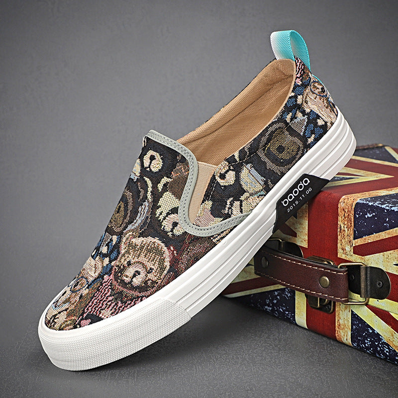 Breathable Trendy Shoes Slip-on Lazy Classic Versatile Sneakers - D&A