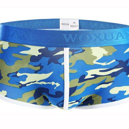 Men's Classic Camouflage Series Silky High Elastic Fashion Boxer Briefs - D&A
