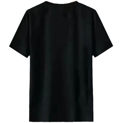Summer Ice Silk Short Sleeve T-shirt Men - D&A