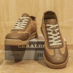 Platform Leather Men's Casual Shoes - D&A