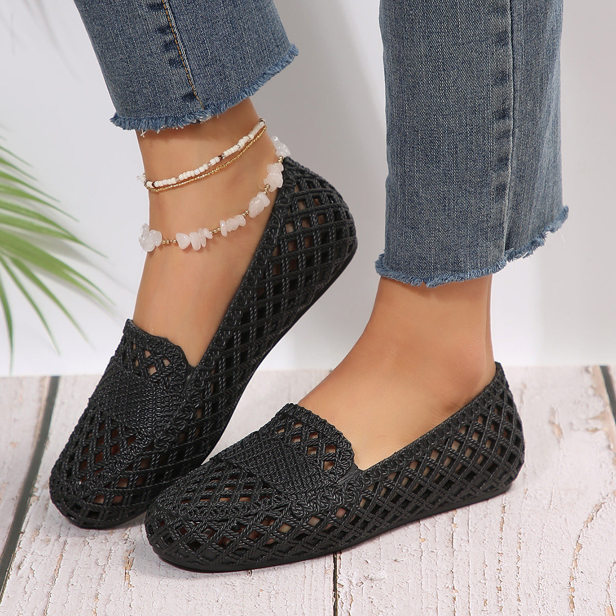 Mesh Breathable Outer Wear Leisure All-matching And Lightweight Women's Pumps - D&A
