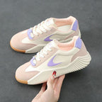 Soft Leather Casual Sneaker Soft Bottom Portable Traveling - D&A