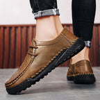 Men's Genuine Leather Casual Versatile Leather Shoes - D&A