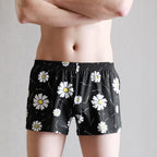 Men's Cotton Underwear Loose Boxer Comfortable Black - D&A