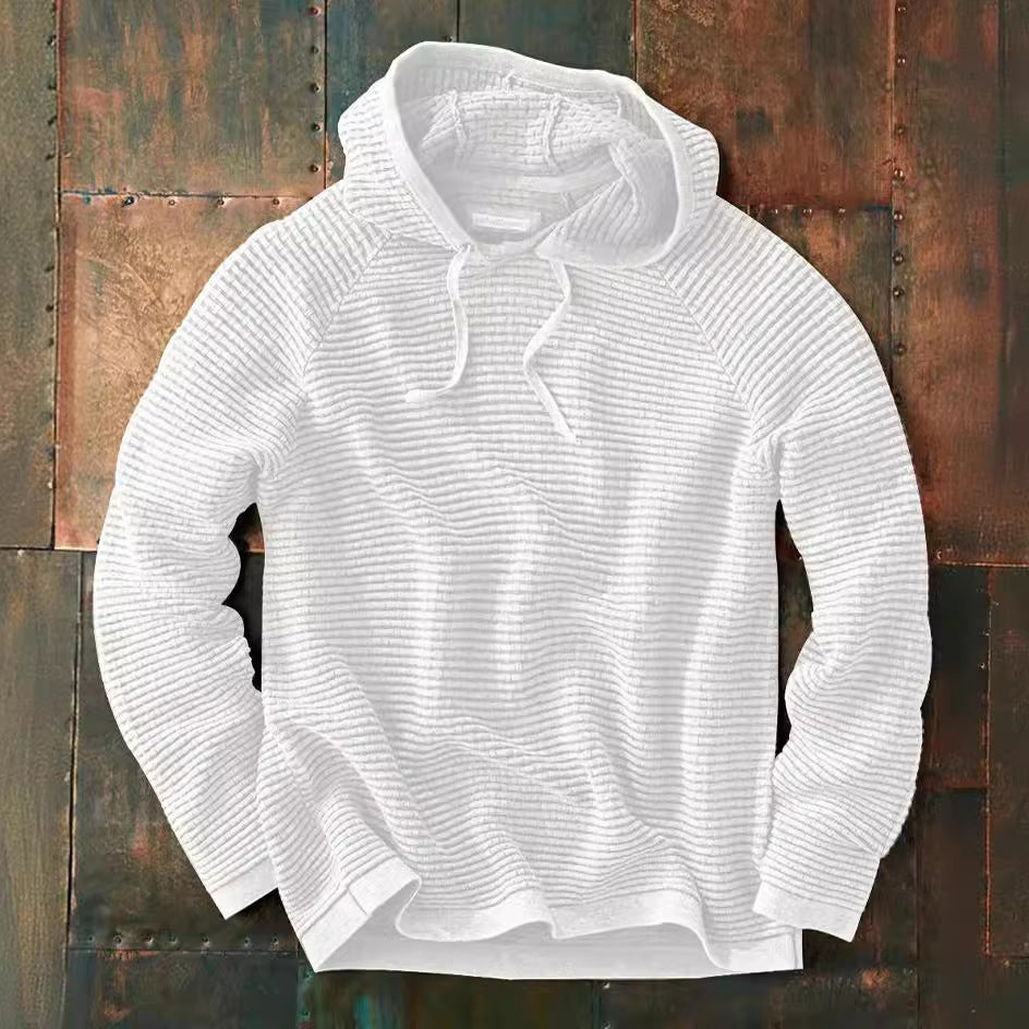 Loose Fashion Hooded Sweatshirt - D&A