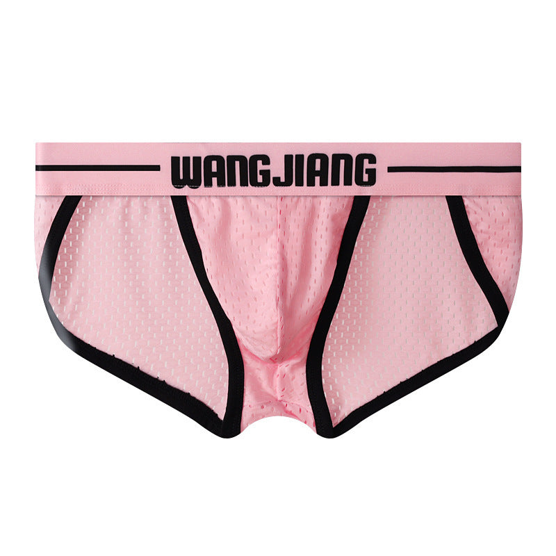 Mesh Breathable Ice Silk Men's Triangle Underwear - D&A