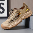 Hand-woven Sandals Men's Non-slip Wear-resistant Summer Outer Wear Breathable Closed Toe - D&A