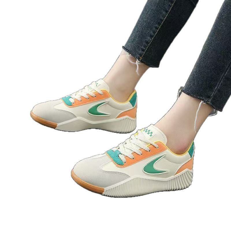 Soft Leather Casual Sneaker Soft Bottom Portable Traveling - D&A