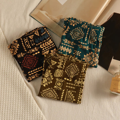 Men's American-style Retro Ethnic Boxers - D&A