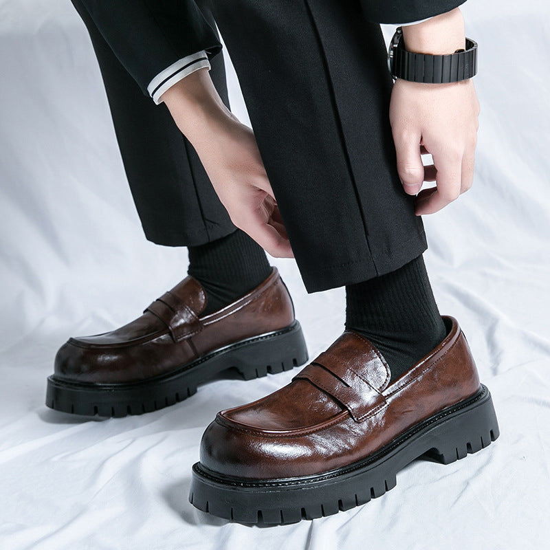 British Style Business Formal Wear Leisure Slip-on Trendy Shoes - D&A