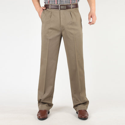 Thick Men's Pure Cotton Casual Pants - D&A