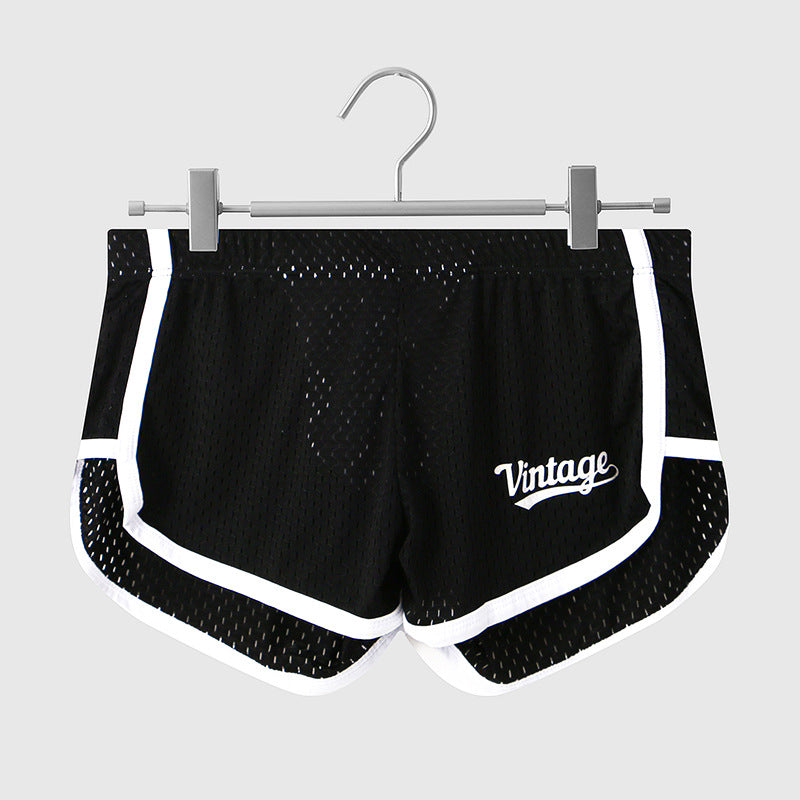 Ice Silk Men's Quick-drying Breathable Mid Waist Underwear Black - D&A