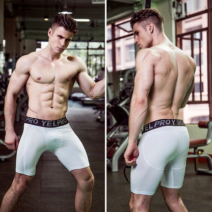 Sports Running Stretch Quick-drying Mesh Breathable Tight Shorts - D&A