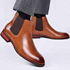 Chelsea Boots Men's Autumn Breathable Pointed Toe - D&A