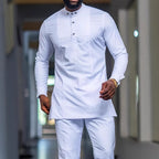 African Ethnic Style Men's Fashion Spring And Autumn Long Sleeve - D&A