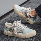 Trendy Wild Four Seasons Canvas Sneakers - D&A