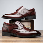Retro British Style Practical All-match Leather Shoes - D&A