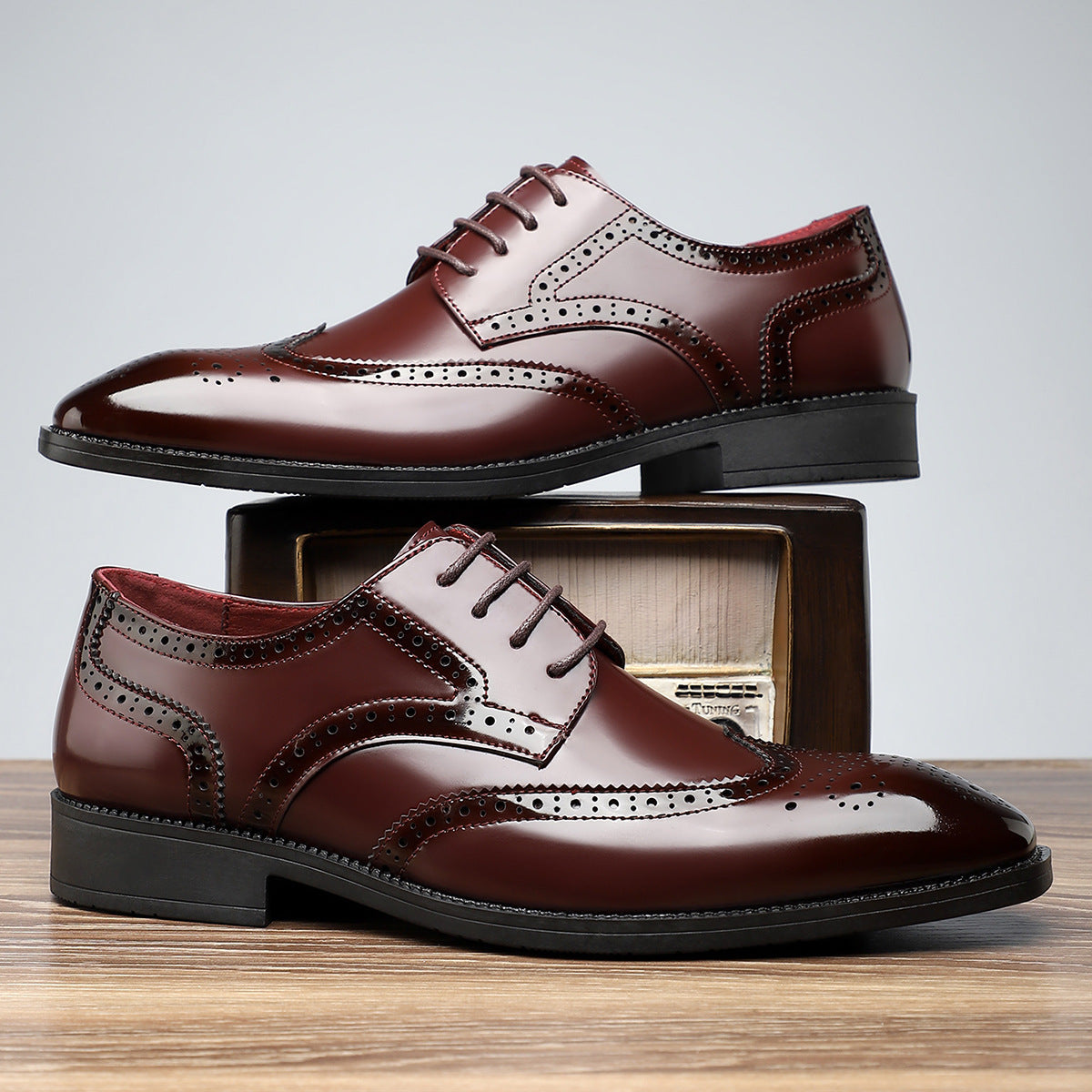 Retro British Style Practical All-match Leather Shoes - D&A