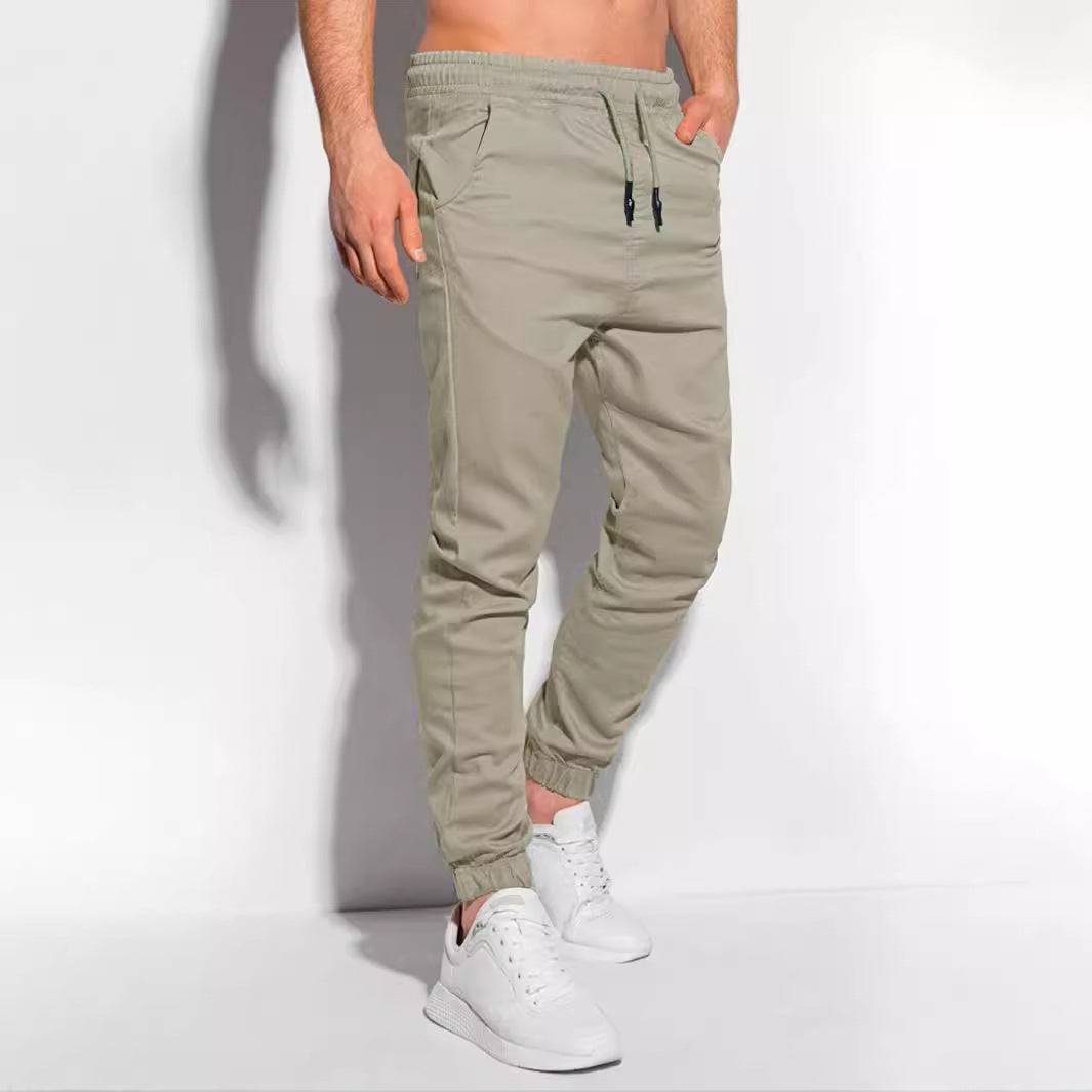 Sports And Fitness Running Casual Trousers Light Green - D&A