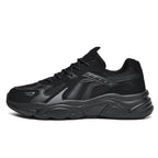 Men's Shoes Collapse Flat Plus Size Sneakers Casual Black - D&A