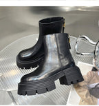 Autumn And Winter Korean Style Thick Bottom Chunky Heel Short Tube Fashion Boots Children - D&A