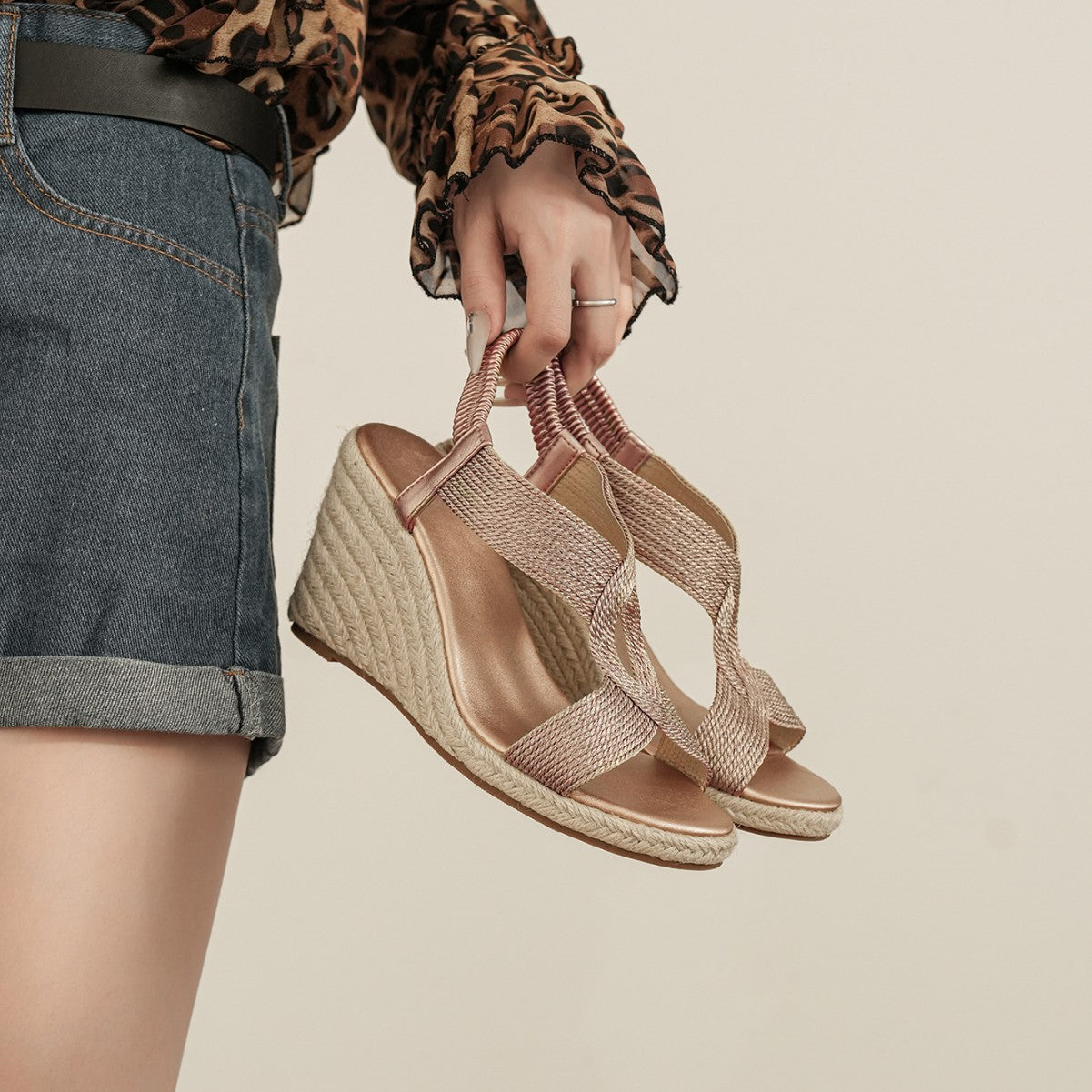 Women's Casual All-Match Platform Wedge Sandals - D&A