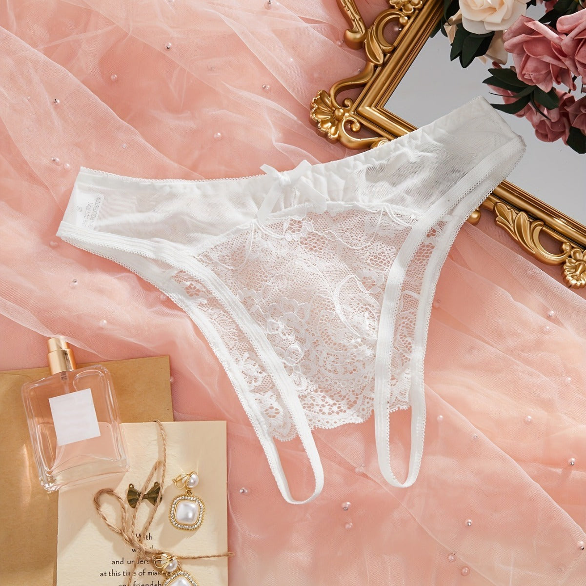 Sexy Lace Underwear For Women White - D&A