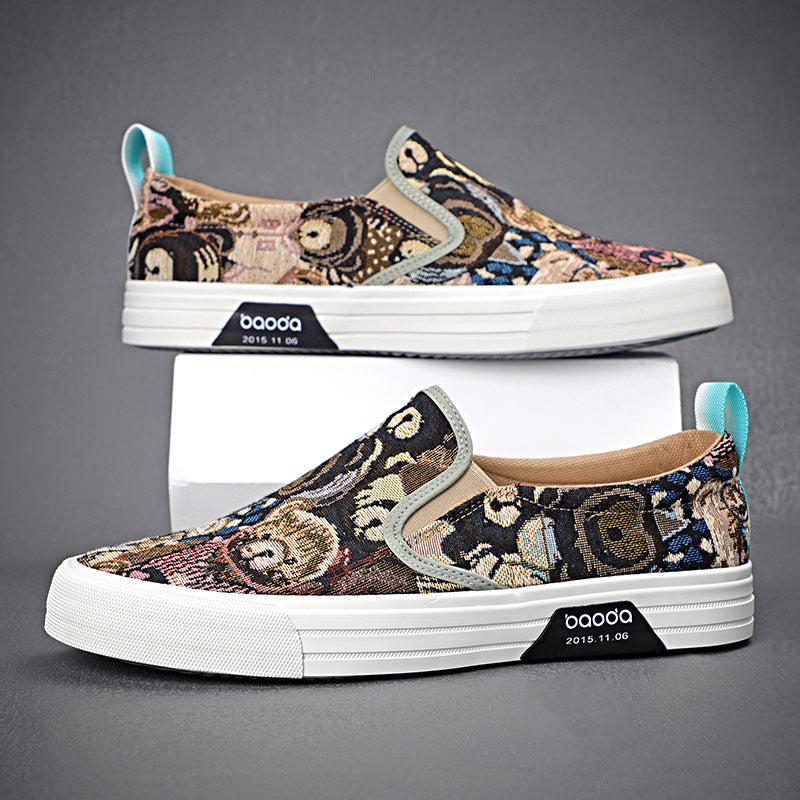 Breathable Trendy Shoes Slip-on Lazy Classic Versatile Sneakers - D&A