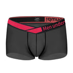 Sexy Gradient Laser Low Waist Modal Comfortable Breathable Men's Underwear Black - D&A