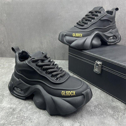 Leather Surface Trend Sports Leisure Platform Men's Shoes - D&A