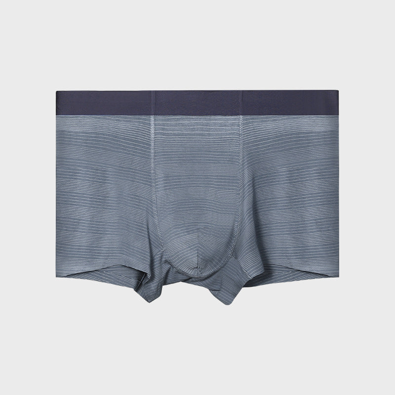 Men's Antibacterial Underwear Summer Thin Ink Gray - D&A