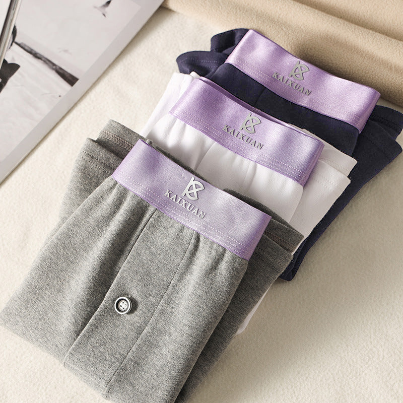 Men's Cotton Loose Boxer Shorts Plus Size - D&A