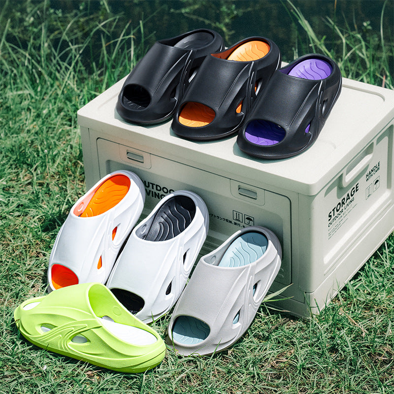 Men's Slippers Home Outdoor Non-slip Deodorant Soft Bottom - D&A