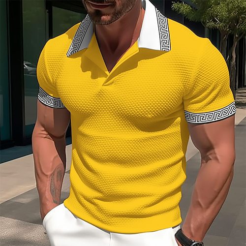 Men's Summer Loose Color Short-sleeved T-shirt MB13MB13PY240809Y140 - D&A