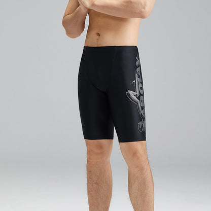 Adult Tight Breathable Nylon Men's Swimming Trunks - D&A